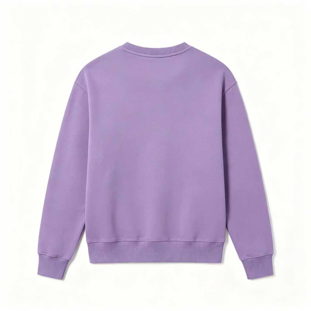 Purple Crew Neck Sweatshirt – Bild 3
