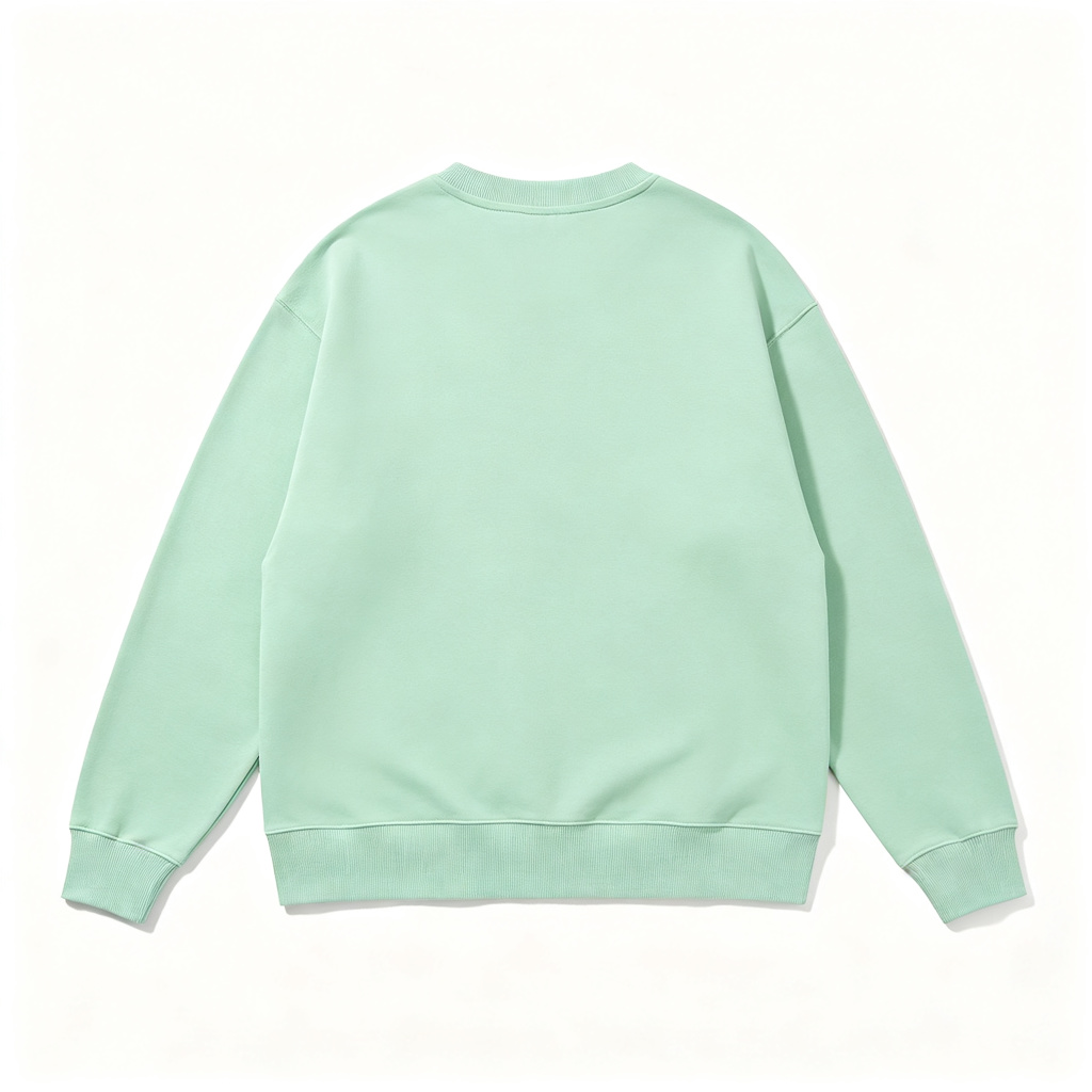 Mint Green Crew Neck Sweatshirt – Bild 3