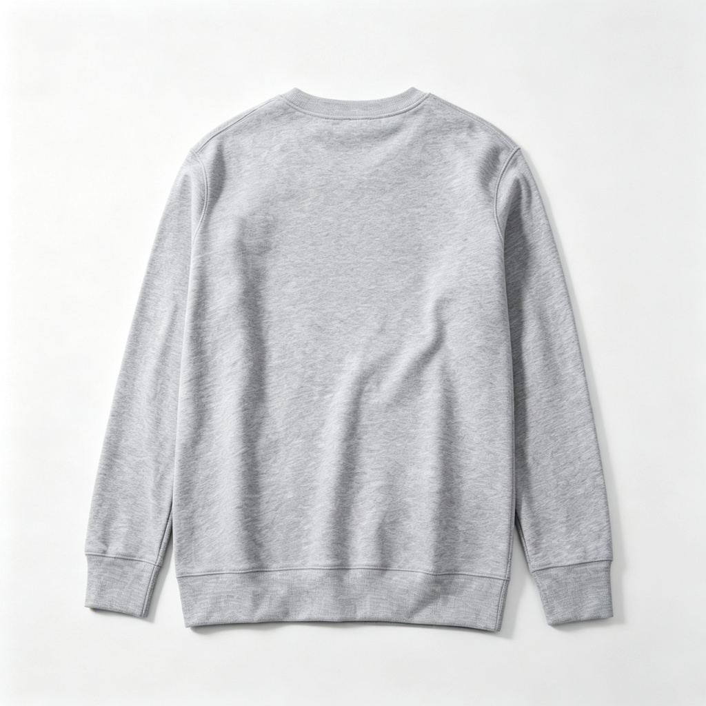 Heather Gray Crew Neck Sweatshirt – Bild 3