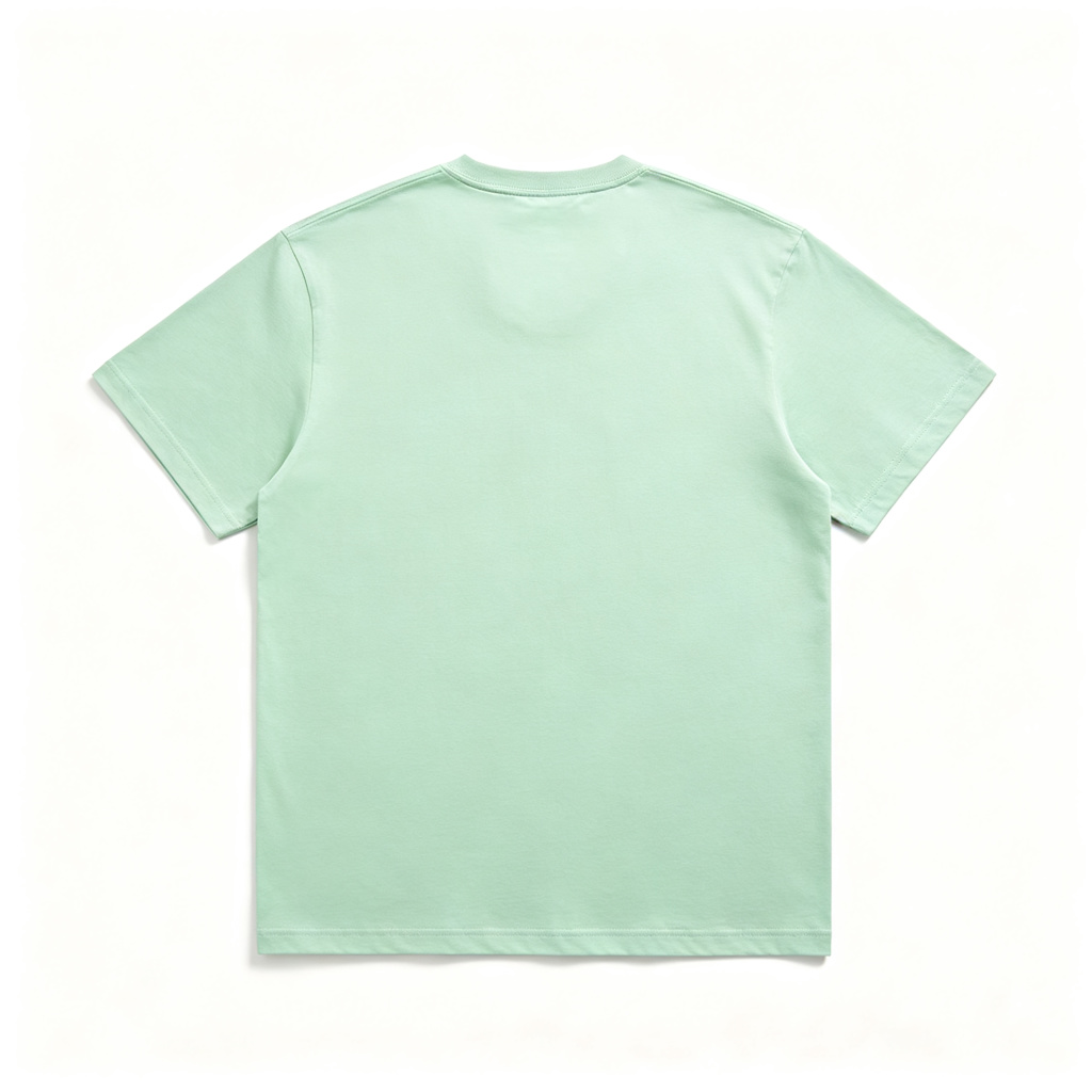 Mint Green Crew Neck Short Sleeve T-Shirt – Bild 3