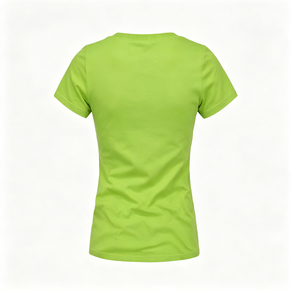 Apple Green Women's Crew Neck T-Shirt – Bild 3