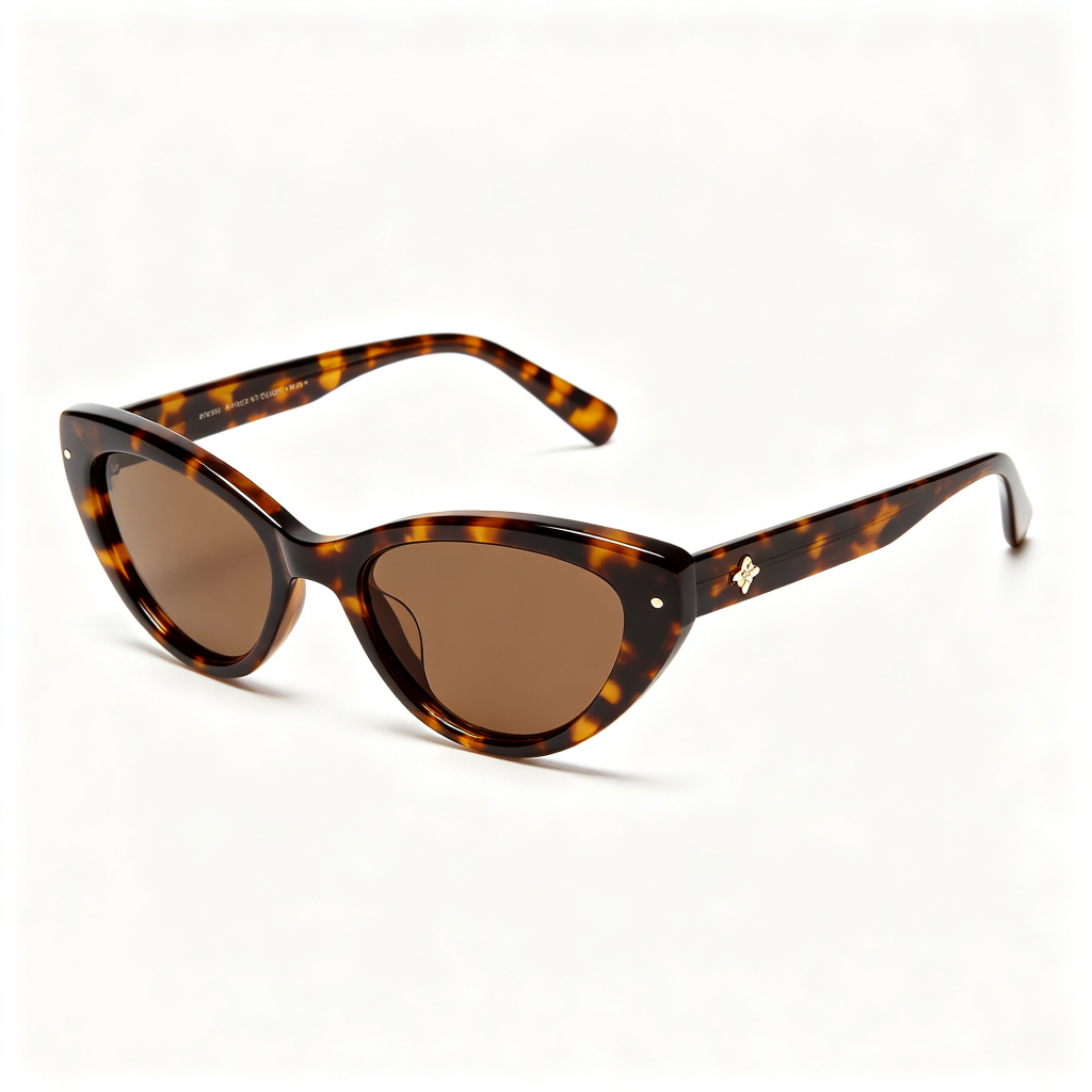 Tortoiseshell Cat Eye Sunglasses – Bild 3