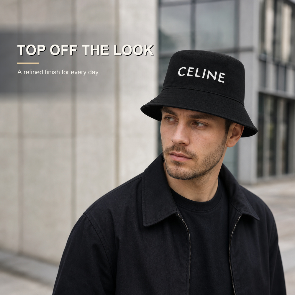 Black Logo Bucket Hat – Bild 3