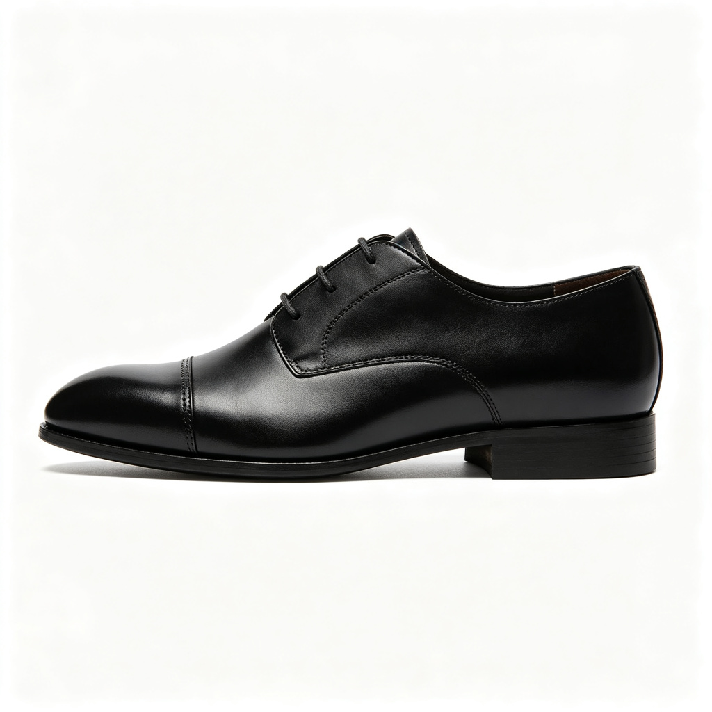 Black Dress Leather Shoes – Bild 3