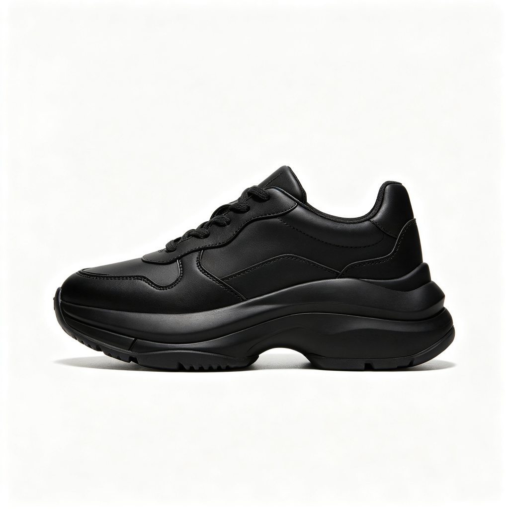 Black Platform Chunky Sneakers – Bild 3