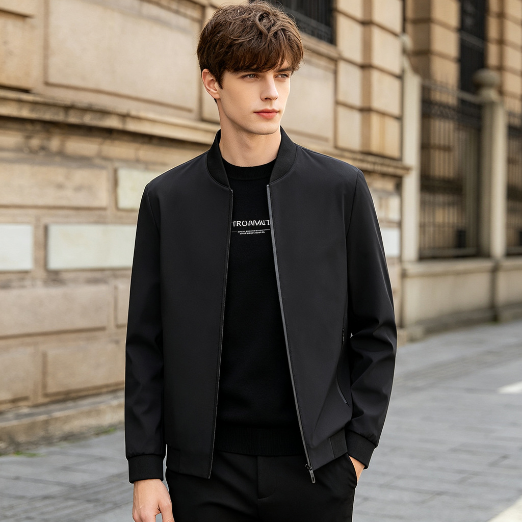 Black Casual Jacket – Bild 4