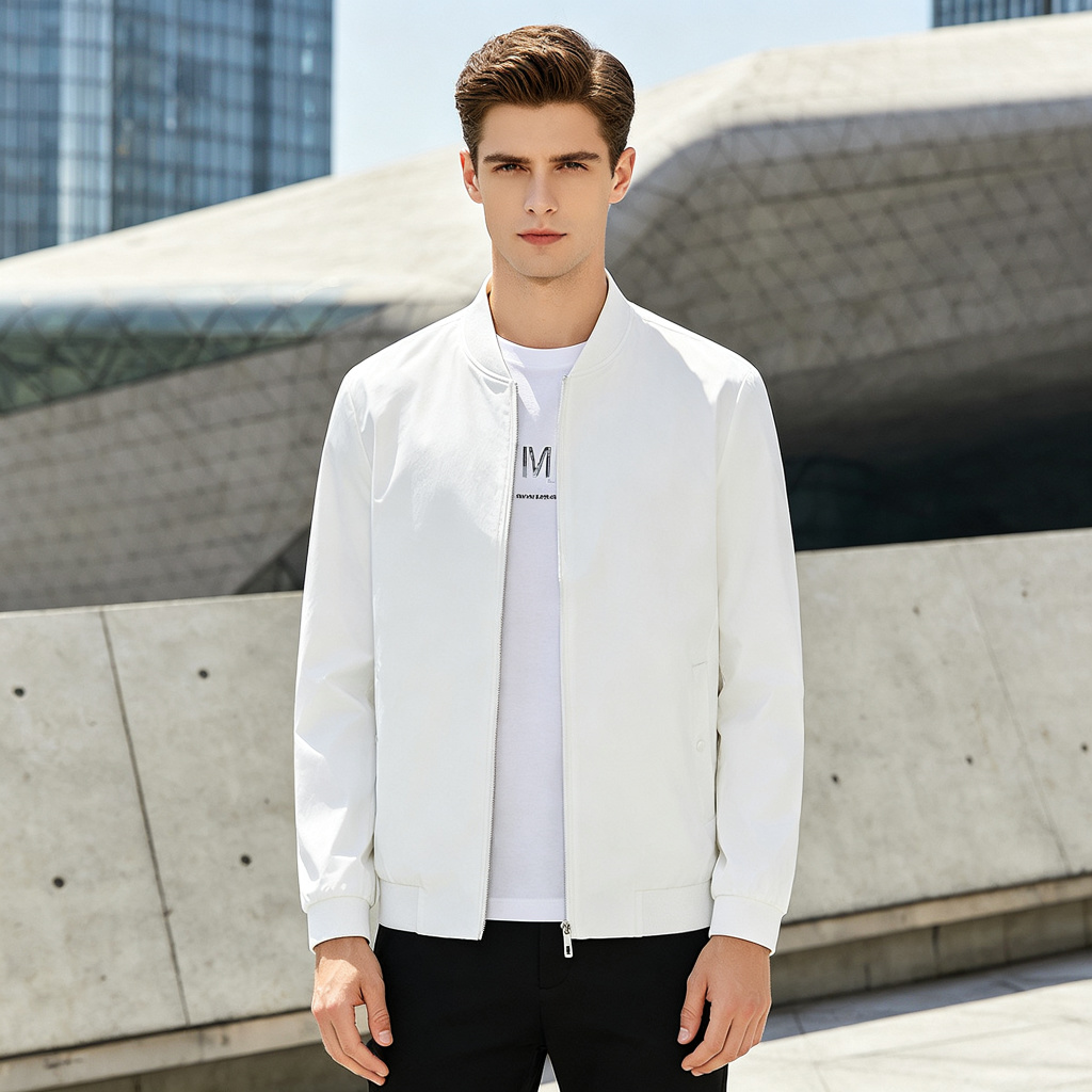 White Casual Jacket – Bild 4