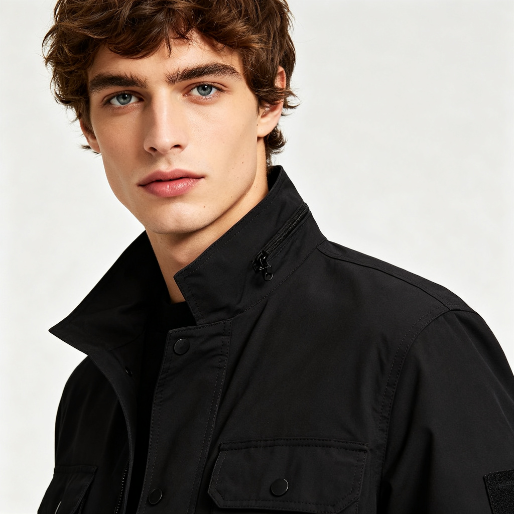Black Utility Jacket – Bild 4