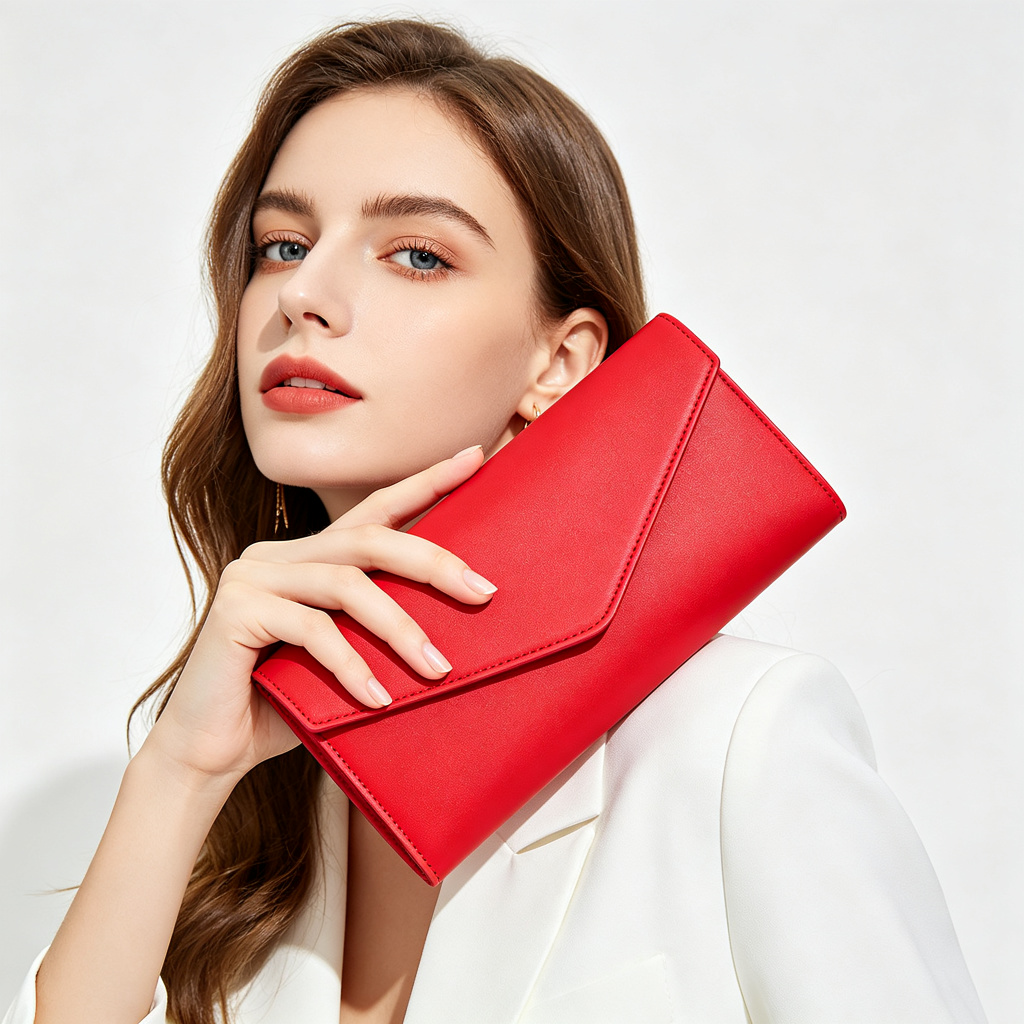 Red Clutch Bag – Bild 3