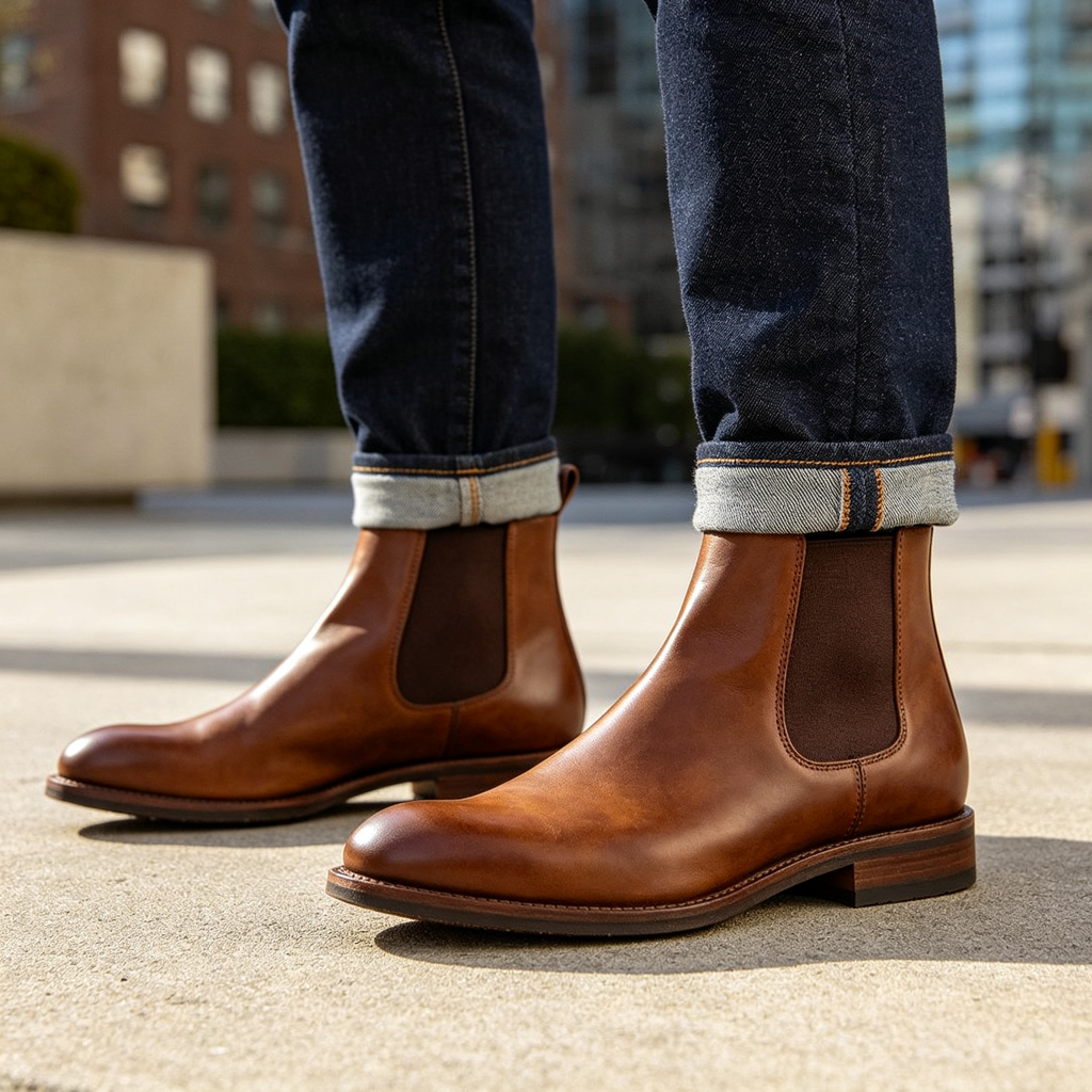 Brown Chelsea Boots – Bild 4