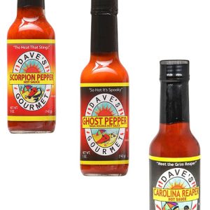 Dave’s Gourmet Wahnsinn heiße Soßen Geschenk-Set, 3 / . – 5oz