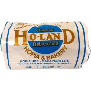Ho-Land – Hopia and Bakery – Chinese Delicacies – Hopia Ube – Macapuno Lite Lila Yam – Macapuno lite Gebäck (gefroren) – 5 Stück – 8 Unzen