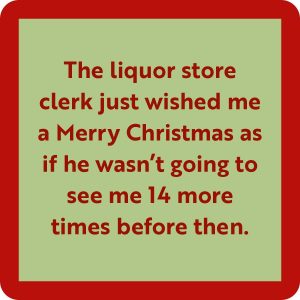 Drinks on Me Untersetzer – Liquor Store
