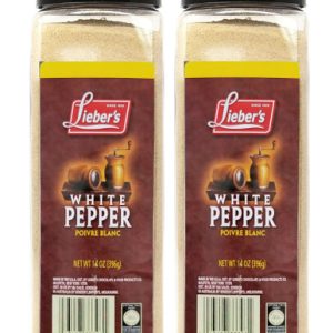 Lieber’s weißer Pfeffer, 14 Unzen (Packung mit 2)