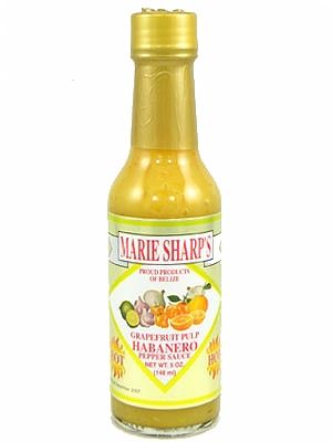Marie Sharp's Grapefruit Pulp Habanero Chilisauce, 5oz
