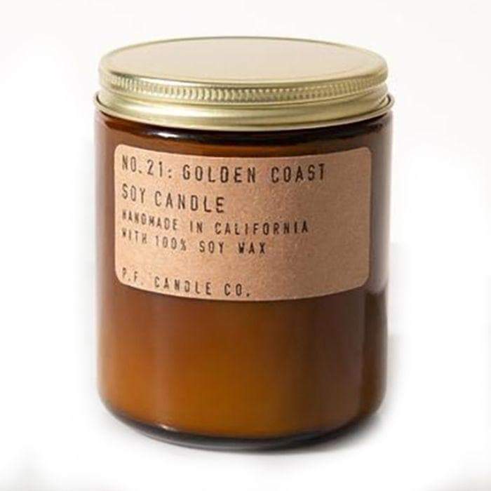 Nr. 21 Golden Coast Sojakerze – P.F. Candle Co