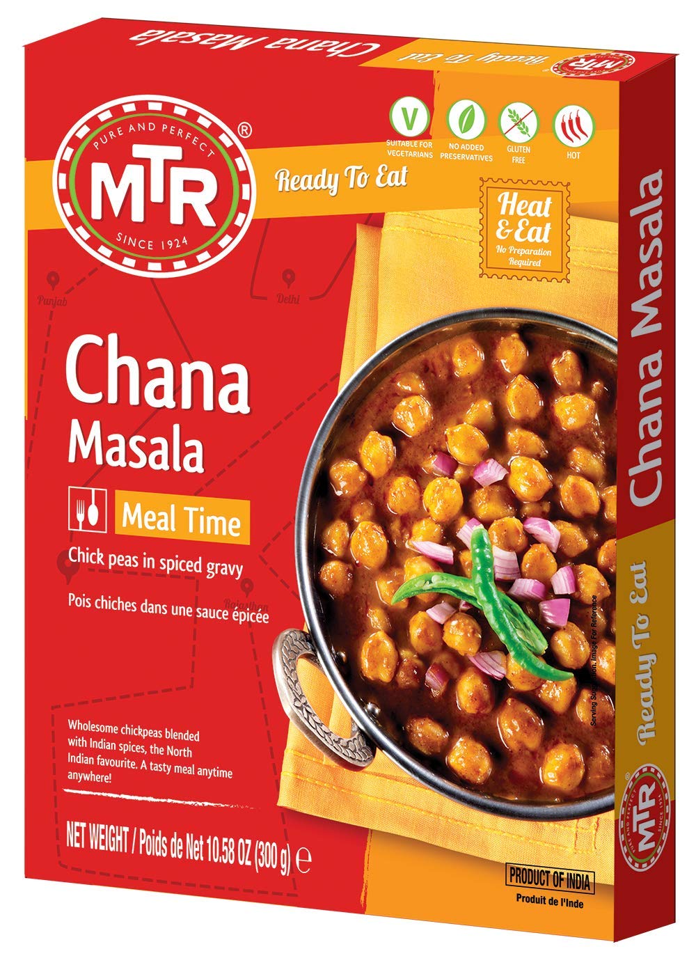 MTR Fertig zu essen – Chana Masala 10.58oz (300g)