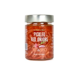 La Cebolla Roja eingelegt rote Zwiebeln – heiß & würzig