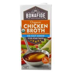 Bonafide Provisions Bio kein Salz hinzugefügt Hühnerbrühe – . – 32oz