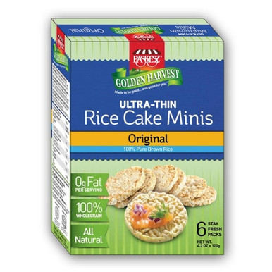 Paskesz Golden Harvest Reiskuchen Minis Original, 4,2 oz