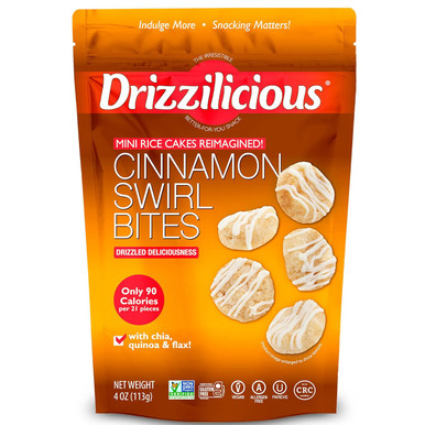 Drizzilicious Zimt Swirl Bites, 4 Unzen