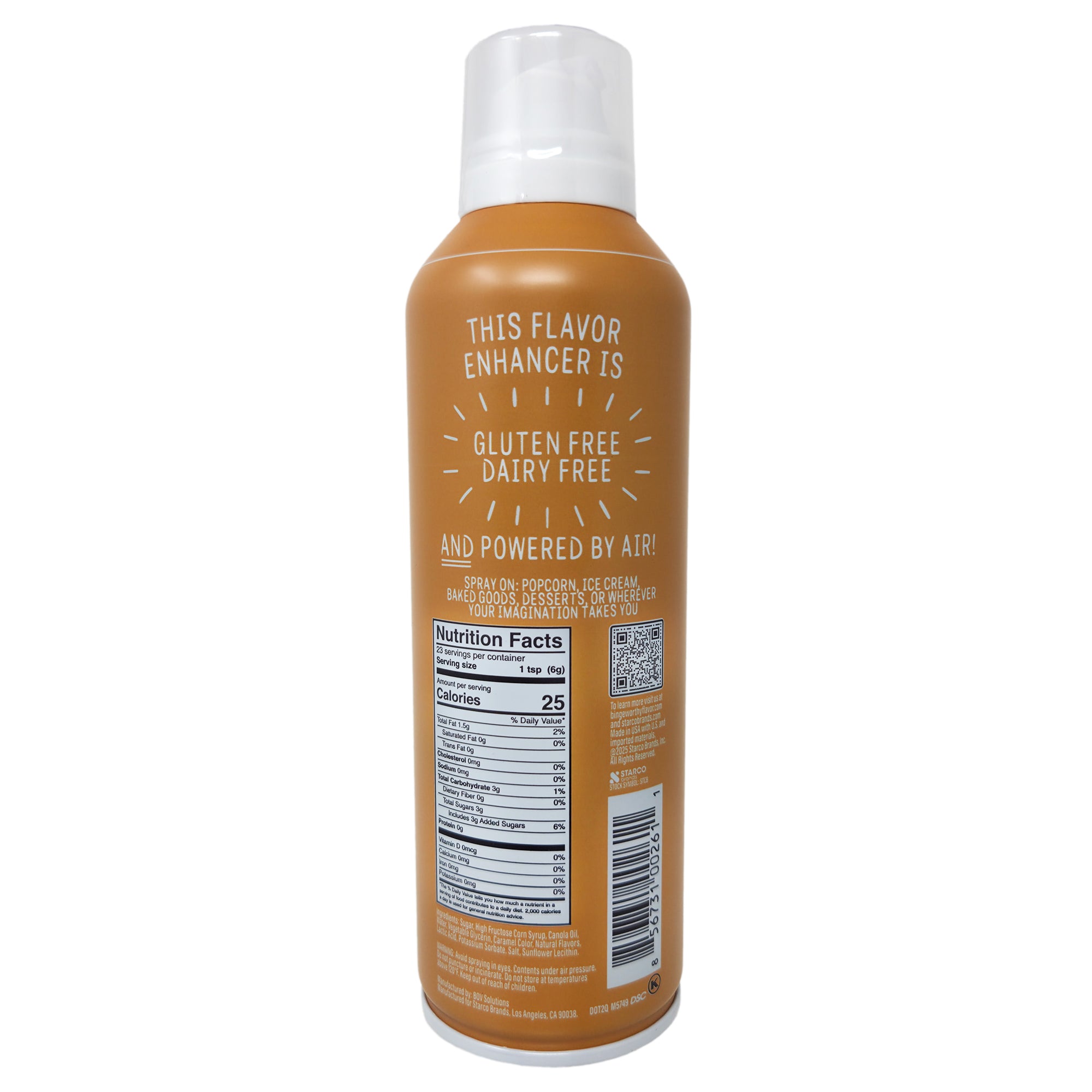 Winona Karamell Popcorn Spray – 5oz