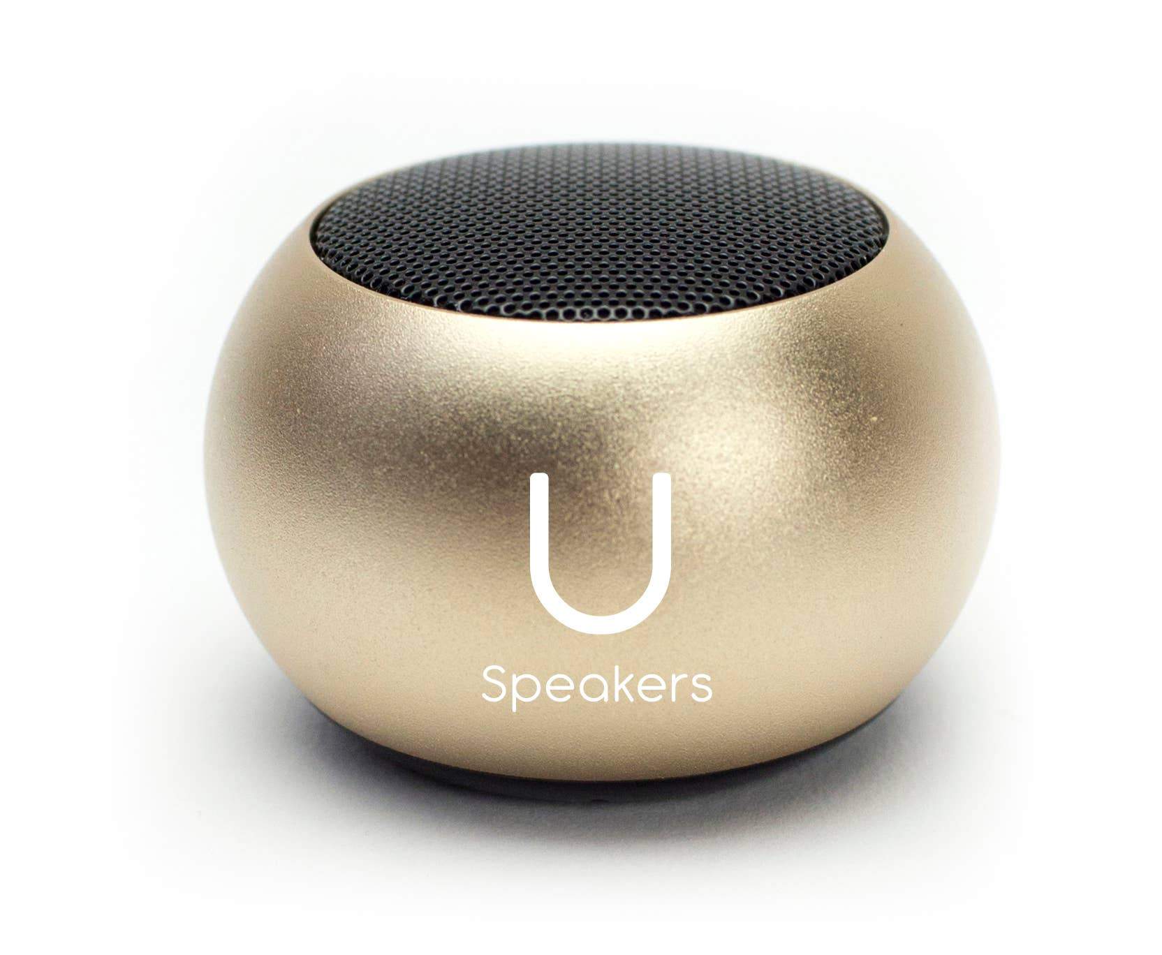 U-Lautsprecher Mini- Mattgold