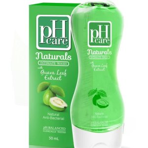 pH Care – Naturals – Intimate Wash – with Guava Leaf Extrakt – natürliche antibakterielle – 150 ml
