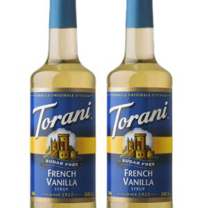 Torani Zuckerfreier französischer Vanillesirup, 25,4 Unzen (2 Stück)