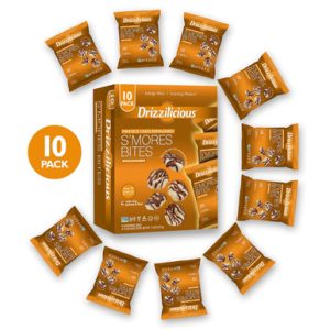 Drizzilicious Mini-Reiskuchen s.Mores beißt Reisknacken, 0,74 Unzen (Packung mit 10)