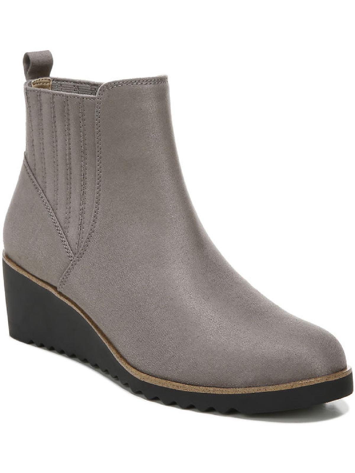 Zenith Damen gepolsterte Fußbett Imitat Wildleder Stiefeletten