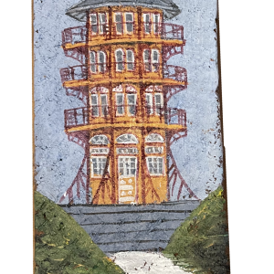 linda amtmann handbemalte Backstein- Pagode