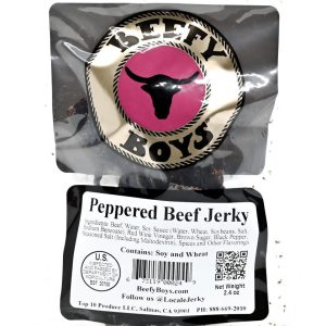 Jerky Peppered Beef Jerky Beefy Jungen 2.4