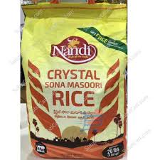Nandi Kristall Sona Masoori 20lb