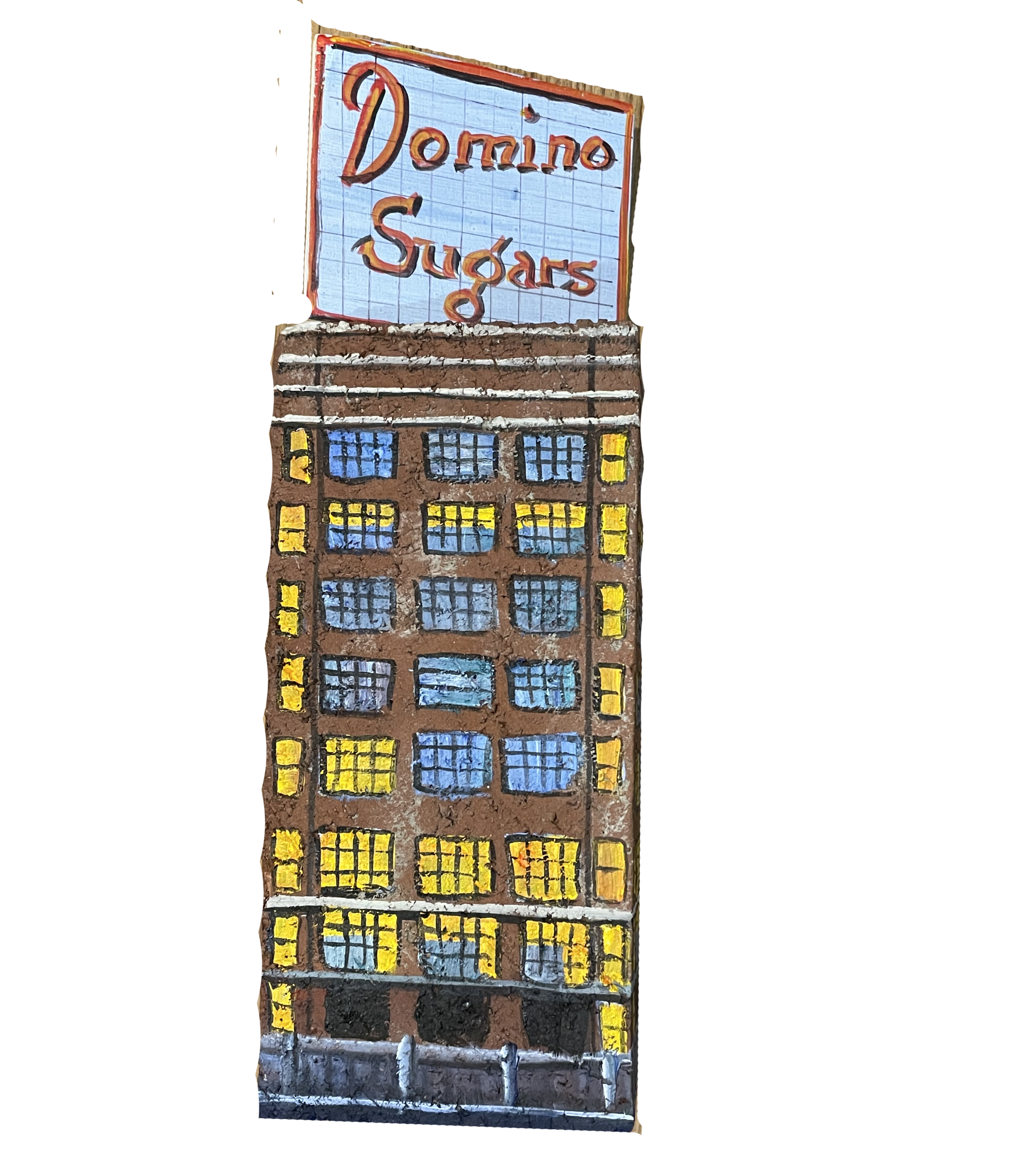 Linda Amtmann Handgemalte Ziegelsteine - Domino's
