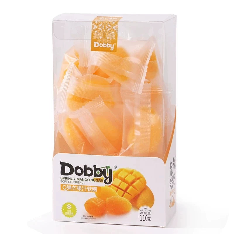 Dobby Chewable Mango Juice Gummy Süßigkeiten 110g