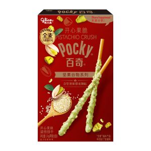 glico pocky Pistazien knirschen – Pistazie-Geschmack für einen nussigen Schub – 37g