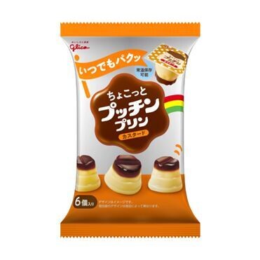 Glico Pucchin Pudding, 20g x 6 Minibecher in 1 Beutel