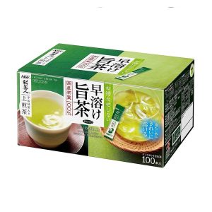 AGF Instant Pulverisierter Sencha Grüner Tee mit Uji Matcha 100 Sticks