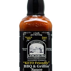 Historic Lynchburg Tennessee Whiskey Diabetic and KETO Friendly mild Gourmet BBQ & Grillin Soße