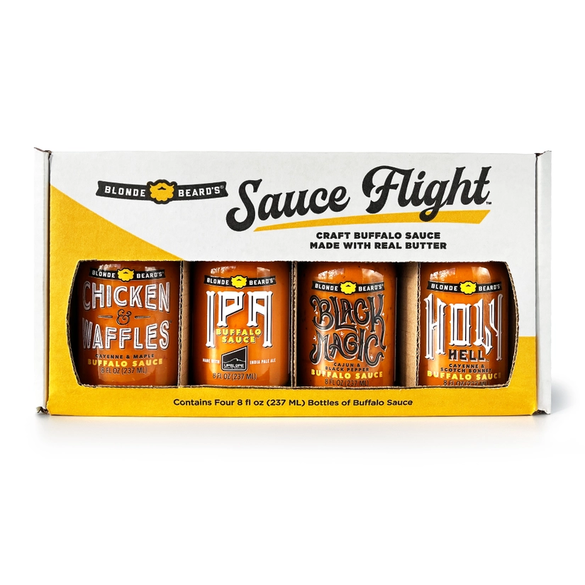 Blonde Beard's Buffalo Sauce Flight Geschenkset