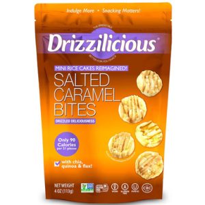 Drizzilicious gesalzene Karamellbisse, 4 Unzen.