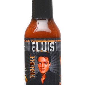 Elvis T-R-O-U-B-L-E scharfe Sauce. – 5oz