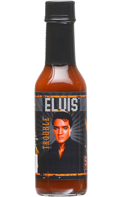 Elvis T-R-O-U-B-L-E Chilisauce, 5oz