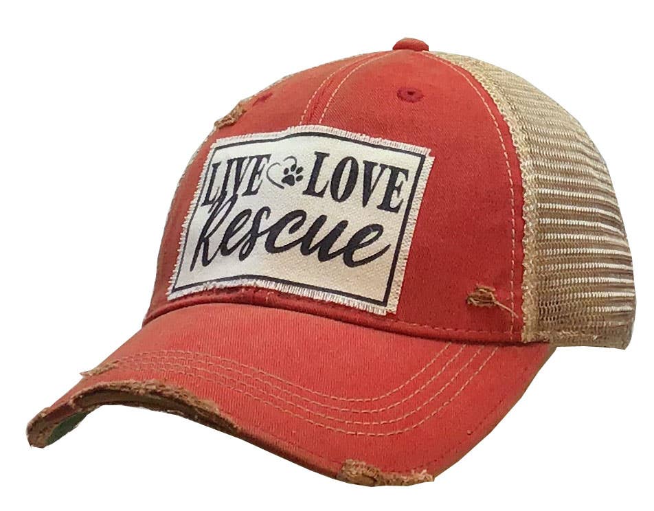 Vintage Life Live Love Rescue Tanktop für Herren