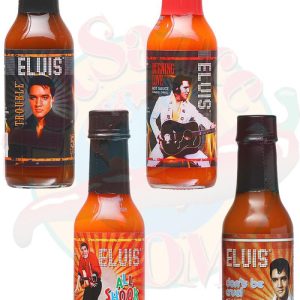 Elvis’ scharfe Saucen 4 Packung Geschenk-Set, 4/ . – 5oz