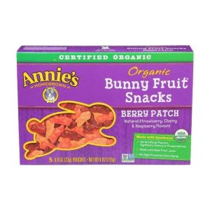 Annie’s Homegrown – Bunny Fruit Snacks Beerenobst, – 5ct