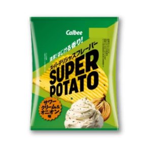 Calbee SUPER Kartoffel – saure Sahne Zwiebel