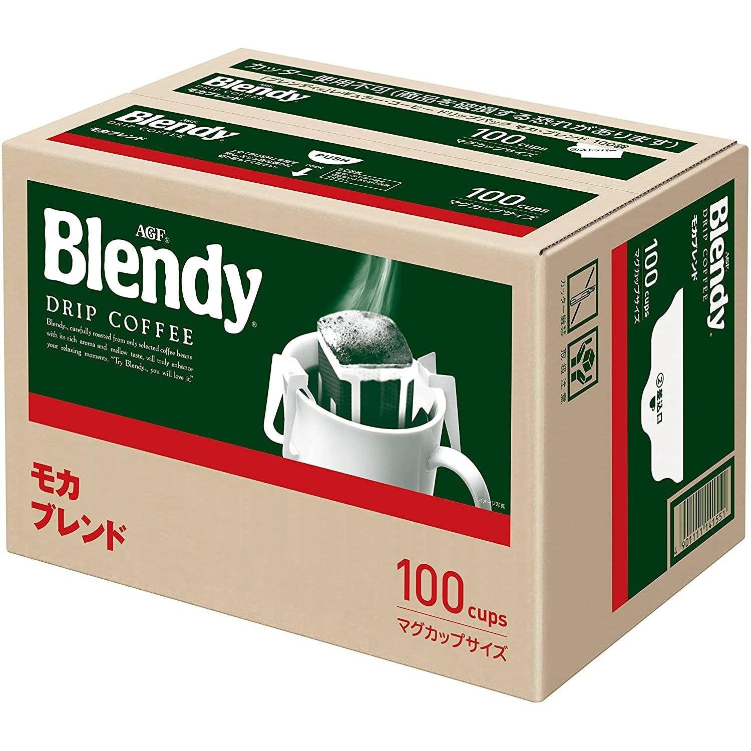 AGF Blendy Tropf Kaffee Mokka Mischung 100 Beutel