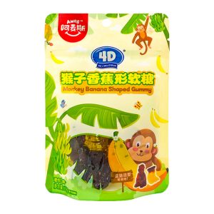 Amos Monkey Banane geformt Gummy 65g